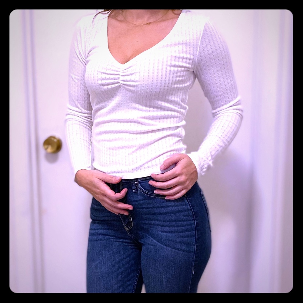 Ribbed Long Sleeve Top